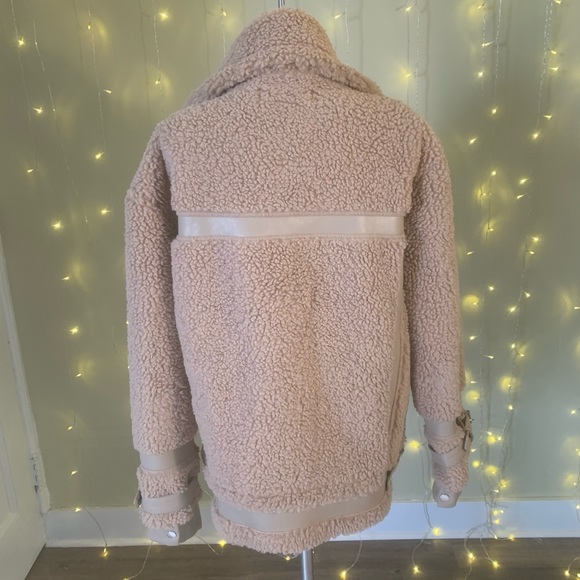 manière de voir teddy biker fuzzy jacket nude - Picture 9 of 10